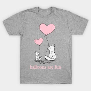 LITTLE ANIMALS LOVE SWEET PINK BALLOONS T-Shirt